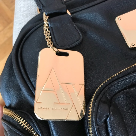 Armani Exchange Black faux leather bag - Picture 2 of 3